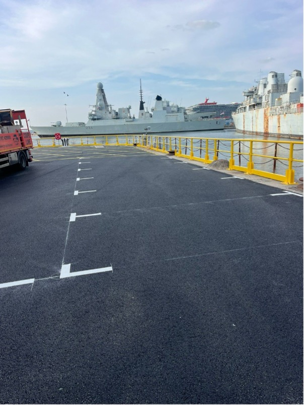 group of parking bays